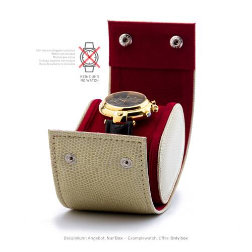 Uhrenbox Uhrenkoffer Uhrenrolle TEJU Elegant PRINT Uhrbox PILOT Etui fr 1 Uhr