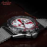 VOSTOK Radio Room Taucheruhr Automatik 20ATM Militär Uhr Amphibia 2415/110750