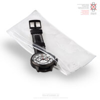 PVC Uhrenetui Grösse ML mit Zip-Verschluss, je 1 Uhr · Ideal für Uhrensammler