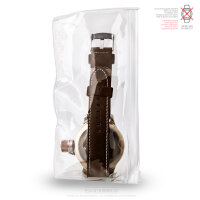 PVC Uhrenetui Grösse XL  mit Zip-Verschluss, je 1 Uhr · Ideal für Uhrensammler