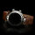 Watchband Braun Poljot Basilika 0 25/32in With Clipping Alligator Croco Imprint