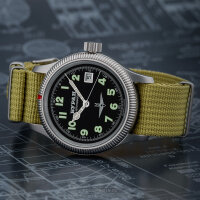BURAN Fliegeruhr 2824 Automatik 2824/6503711 russische Uhr mechanisch mod. B-Uhr
