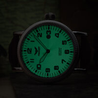 PILOT Jagdflieger LUMINO Retro 43mm Automatik Militär Fliegeruhr 8215 mechanisch