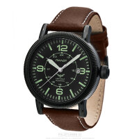 PILOT Kampfpilot MODERN Schwarz 43mm Automatik Militär Fliegeruhr 8215 mechanik