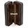 Uhrenbox Uhrenetui Reiseetui Uhr - Braun - 2 Uhren Uhrbox Etui - VELVET Stil