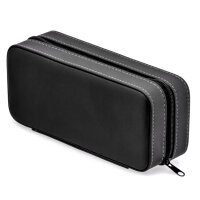 Watch Box Case Travel Grey Velvet For Auto & 2