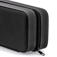 Watch Box Case Travel Grey Velvet For Auto & 2