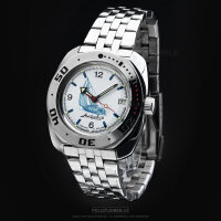 VOSTOK 2416 Taucheruhr 200m Segelboot mechanische russische Automatikuhr 710615