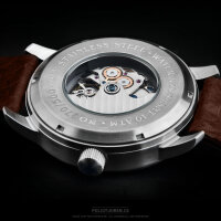Fliegeruhr automatik 48mm mechanisch AVIACIJA Vostok 2416 Moscow Classic beige