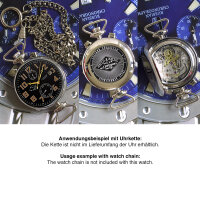KIROVA Poljot 3133 Aviator Retro Chronograph russische Uhr mechanisch