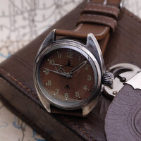 Aviation STEAMPUNK Militär Fliegeruhr 48mm DIESELPUNK retro Uhr massiv