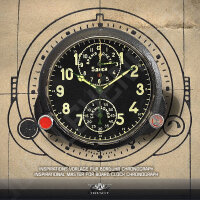 POLJOT 3133 Chronograph A4C BR Bordinstrument russische Borduhr B-Uhr von PILOT