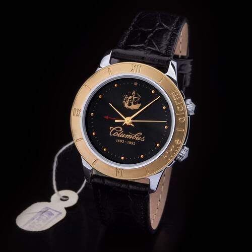 Poljot Columbus Signal 2612.1/3908341 Alarm Russian Machanische Wrist Watch