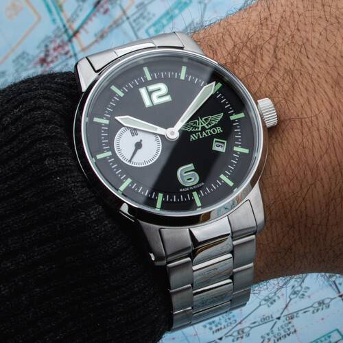 Aviator Watch Poljot 3105 Watch Mechanical Hand Wound Russia 3105/1735715