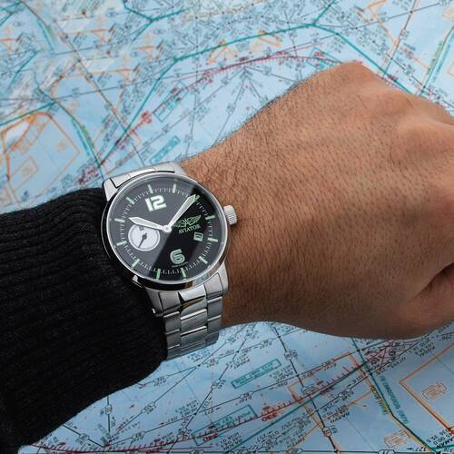 Aviator Watch Poljot 3105 Watch Mechanical Hand Wound Russia 3105/1735715