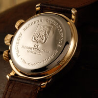 POLJOT Chronograph 3133 "Glory to the Muscovite heroes" russische mechanische Uhr