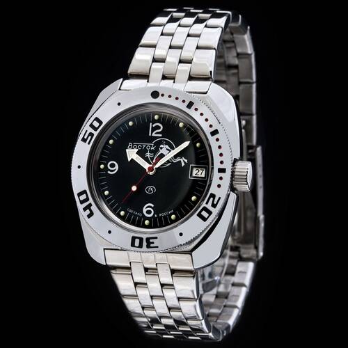 Vostok Diver Watch 656 2/12ft Automatic 2416/710634 Russian Watch Diver