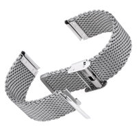 Milanaise Bracelet Watch Stainless Steel Silver Black Gold Rose Mesh Loop 0.87 inch brushed matt