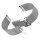 Milanaise Bracelet Watch Stainless Steel Silver Black Gold Rose Mesh Loop 0.87 inch brushed matt