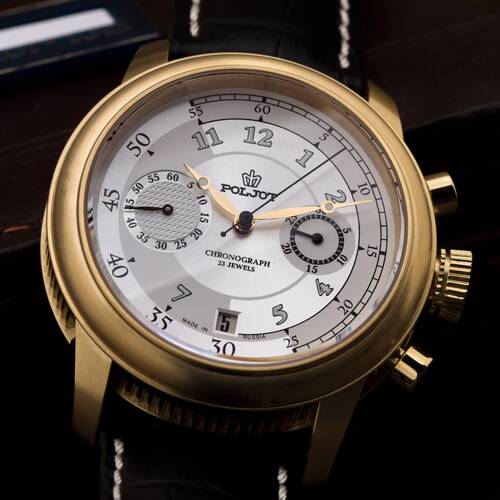 Poljot Chronograph 3133/2726343 Watch - Letzte Luxury Collection Hand Wound