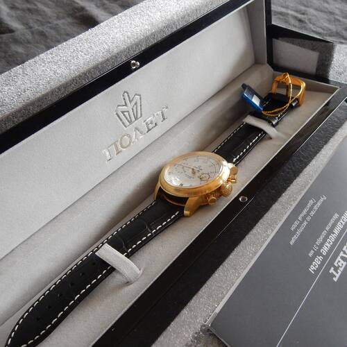 Poljot Chronograph 3133/2726343 Watch - Letzte Luxury Collection Hand Wound