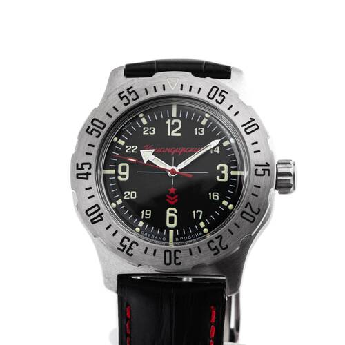 Komandirskie Vostok 24 Hour Watch K-35 Automatic 2415/350515 Timepiece Mechanic