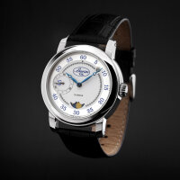 BURAN V.M. Poljot 310579/3421889 Mondphase Handaufzug russische Uhr mechanisch