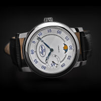 BURAN V.M. Poljot 310579/3421889 Mondphase Handaufzug russische Uhr mechanisch