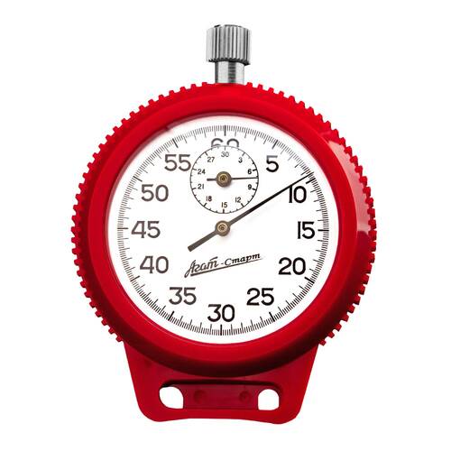 Stopwatch Mechanical 1 Kronenstopper - Agat Start - 1/5 Sec. ,30 Min, Russia