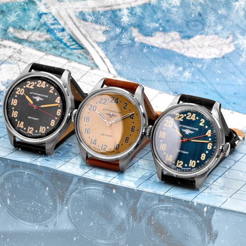 Sturmanskie Automatic 24 Hour Watch Arctic Expedition Heritage Vostok 2431