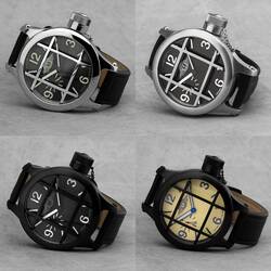 MOLNIJA 3602 Armbanduhr russische mechanische Uhr aus...