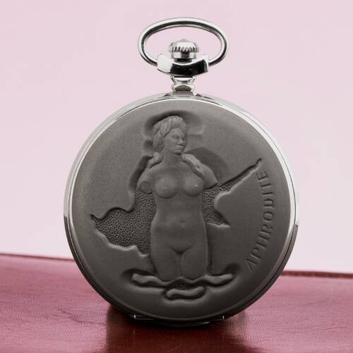 Pocket Watch Liebesgttin Aphrodite Cyprus Russian Analog Watch Molnija 3602