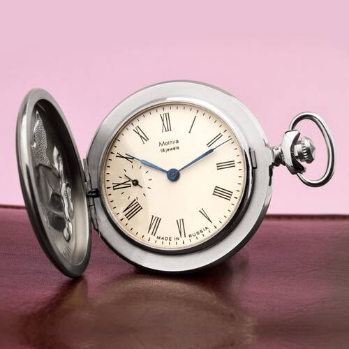 Reloj de bolsillo Diosa del amor AFRODITA CHIPRE ruso mecnico MOLNIJA 3602