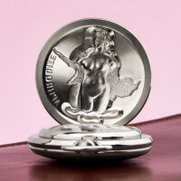 Taschenuhr Liebesgöttin APHRODITE ZYPERN russische mechanische Uhr MOLNIJA 3602