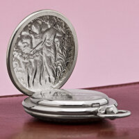 Molnija 3602 Pocket Watch 3 Graces Chariten Nymphs Russian Analog Watch