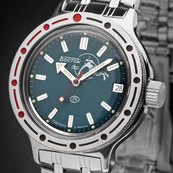 Vostok Diver Watch Scuba Dude Military 656 2/12ft 20 Atm Automatic Mechanical