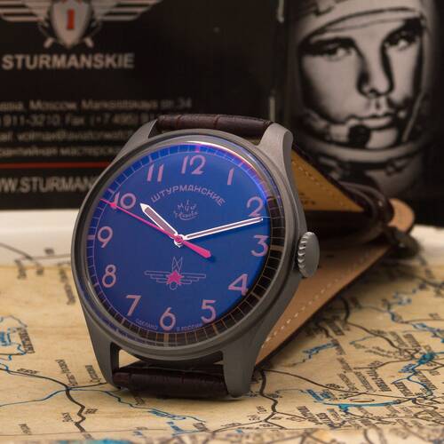 Sturmanskie Gagarin 2609 Primeros Reloj En Weltraum Ruso Poljot Cuerda Manual