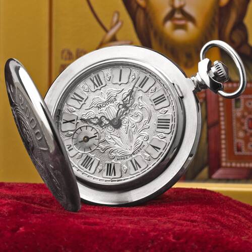 Meccanico Orologio da Tasca Ges Cristo Pax Cristo Seraph Angelo Molnija 3602