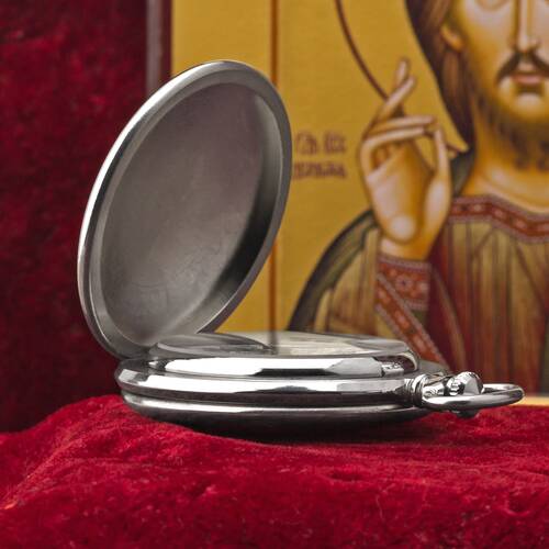 Meccanico Orologio da Tasca Ges Cristo Pax Cristo Seraph Angelo Molnija 3602