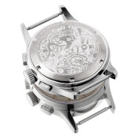 STRELA Chronograph Handaufzug Sea-Gull ST1901 Cosmos Officer Civil Tribute 40mm