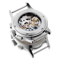 STRELA Chronograph Handaufzug Sea-Gull ST1901 Cosmos Officer Civil Tribute 40mm