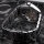 Skeleton Uhr UNISEX mechanisch Kaliber 3602 MOLNIJA handverziert silber
