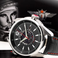 Sturmanskie Gagarin Automatik mittig 24 Stunden Anzeige Vostok 2432 Russland