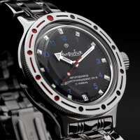 Taucheruhr VOSTOK Automatik DIVER 20 ATM 42K Military 2416/420268 mechanisch