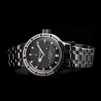 Taucheruhr VOSTOK Automatik DIVER 20 ATM 42K Military 2416/420268 mechanisch