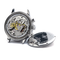 Chronograph mechanisch Uhr KIROVA 1MWF Poljot 3133 Herrenuhr Handaufzug poliert