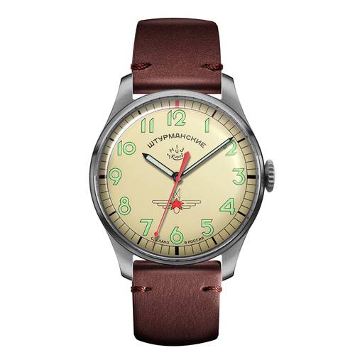 STURMANSKIE Gagarin Retro Erste Uhr im Weltraum Russland POLJOT 2609/3747128