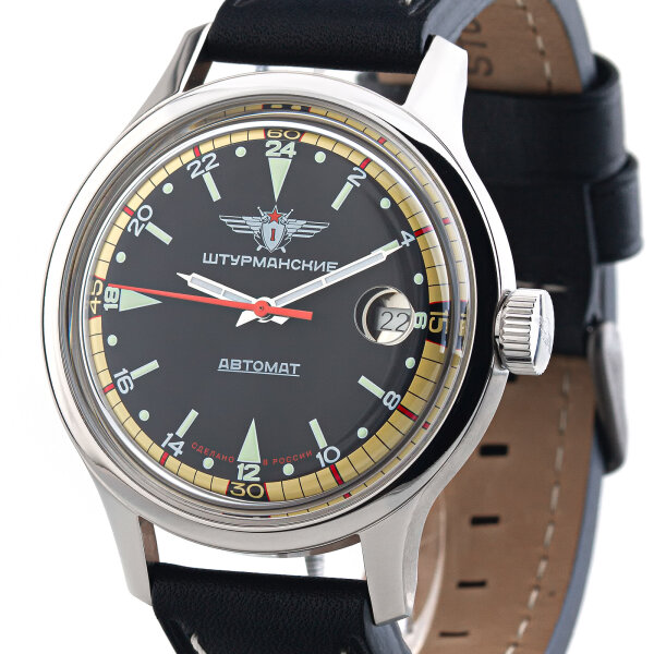 Sturmanskie 24 Stunden Uhr Automatik TITAN Open Space Vostok 2431 Russland