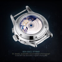 Strela Chronograph Automatic Seagull ST1940 Cosmos Weltraumuhr Cosmonaut Watch