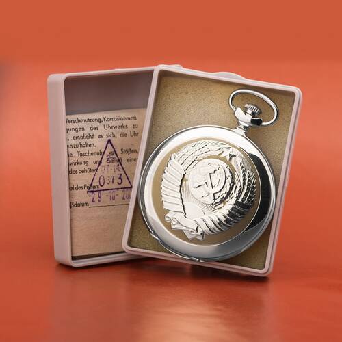 Pocket Watch Anthem Moscow Kreml Erlserturm Senatspalast Sowjetunion Music Box